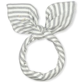 Head Scarf | Grey Melange/Off White