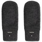 Knitted Mittens | Nearly Black Melange