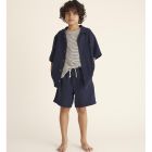 3 Piece Set | Abelk Gauze Shirt + Alank Tshirt + Alexk Gauze Bermuda