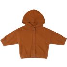 Sweat Jacket With Hood | Gingerbread
