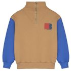 Sweatshirt Zipp Color Sleeve