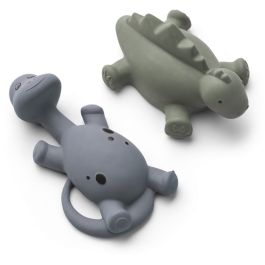 Algi Dino Bath Toys 2 Pack | Blue Mix