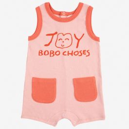 Smiling Pink Playsuit