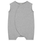 Baby Grow W/ Snaps | Grey Melange