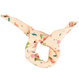 Bandana | Pink W/ Multicolor Geometric Allover