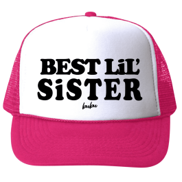 Best LiL' Sister Hat | Hot Pink