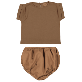 Blouse Praslin Cafe & Bloomer Ami Mocha Figues