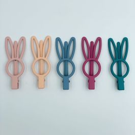 Bunny Barette Hair Slide Clip