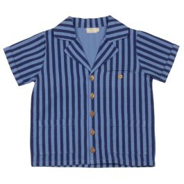 Canvas Shirt | Ultramarine & Azurine