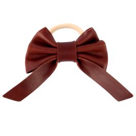 Cinty Hairtie | Burgundy Classic Leather