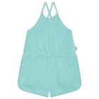 Organic Terry Cloth Playsuit | Aqua