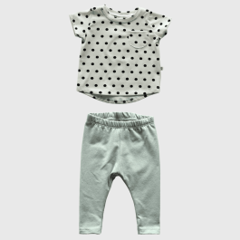 Cotton Pocket Tee & Bamboo Basic Leggings