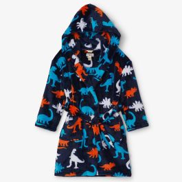 Dinos Silhouettes Fleece Robe