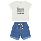 Dreamland T-Shirt & Denim Bermuda