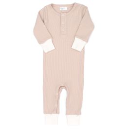 Ali Romper | Shell Pink & Natural