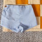 Blue Stripe Shorts