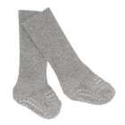 Bamboo Non-Slip Socks | Grey Melange