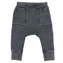 Charcoal Drop Crotch Pant