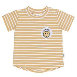 Digi Smile Stripe T-Shirt