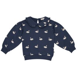 Balloon Collar Sweater | Blue Swans