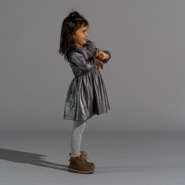 Metallic Dress | Grey