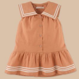 Baby Cassia Dress W/ Sailor Collar
