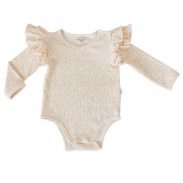 Ruffle LS Suit | Honey Floral
