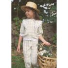 Josefina Blouse & Camino Pants Gauze Moss