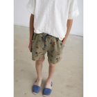 Kit Slub Basic Tshirt & Julian Shorts | Ivory/Khaki