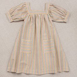 Nora Dress | Multicolored Stripes