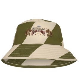 Asnou Bucket Hat | Dark Olive/Creamy White