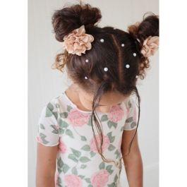 2 Pack Flower Hair Clip | Brazilian Sand