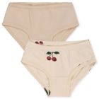 2 Pack Basic Underpants | Ma Grande Cerise/Nouvelle Peach