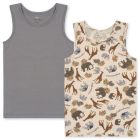 2 Pack Basic Tank Top | Elefantastic/Sleet