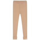 Knitted Leggings Big Rib | Toffee