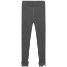Knitted Leggings Big Rib | CHARCOAL