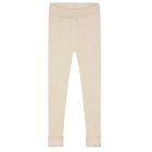 Knitted Leggings Big Rib | SAND MELANGE
