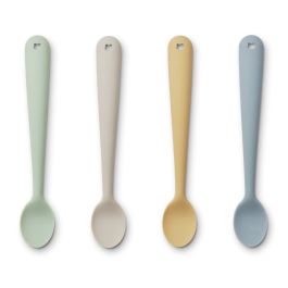 Siv Feeding Spoon 4 Pack | Dusty Mint Multi Mix