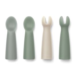 Terra Baby Cutlery Set | Dove Blue Multi Mix