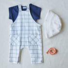 Ryder Crepe Overalls & Kit Slub T-Shirt Set