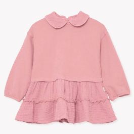Mia Soft Fleece Dress | Pink