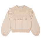 Carmela Openwork Wool Sweater