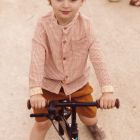 Agrume Stripes Amod Shirt & Cinnamon Obiki Bermuda