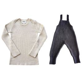 Sylfaen Skinny Rib & Skinny Legs | Umber/Duck Egg/Almond