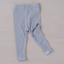 Grey Marl Ribbed Tights