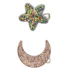 Midnight Glitter Clips