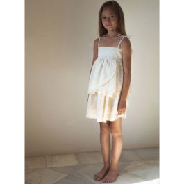 Double Layer Blouse & Layered Skirt | Off White