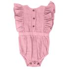 Muslin Ruffle Bodysuit | Peony