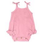 Muslin Tie-Shoulder Bodysuit | Peony