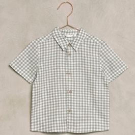 Atlas Shirt | Dusty Blue Gingham